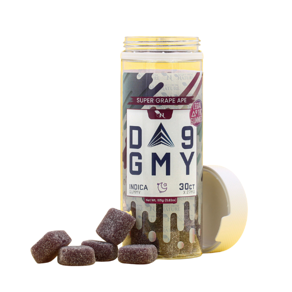 *THCSC Dabbin Dots Rosin Gummy 10mg D9 10pk / Indica / Grape Ape White Grape